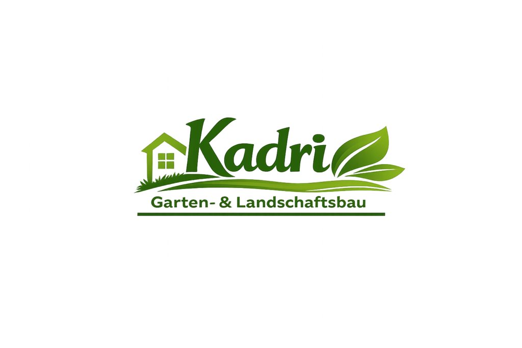 a logo for kadri garten landschaftsbau is dis